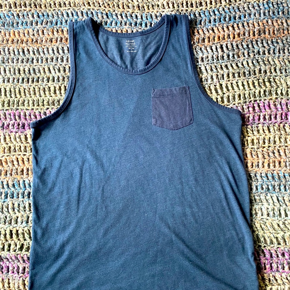 Dark Blue Old Navy Men’s Tank Top